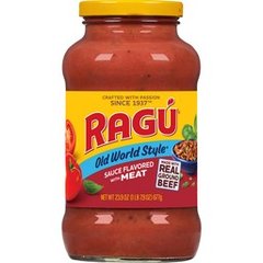 Ragu Old World Style Sauce Flavored with Meat, 23.9 oz