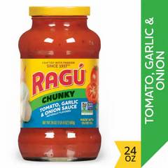 Ragu Chunky Tomato, Garlic and Onion Pasta Sauce, 24 oz
