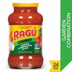 Ragu Chunky Garden Combination Pasta Sauce, 24 oz