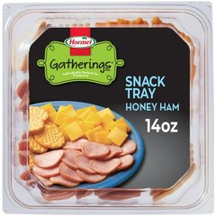 Hormel Gatherings Snack Tray - Honey Ham Mild Cheddar & Crackers 14 oz