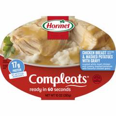 Hormel Compleats Chicken Breast & Gravy with Mashed Potatoes, 10 oz