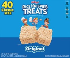 Rice Krispies Treats Crispy Marshmallow Squares Original 40 Count 31.2 oz