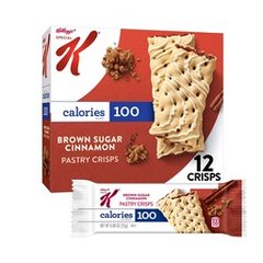 Kellogg's Special K Bar Pastry Crisps Brown Sugar Cinnamon 12 Count 5.28 oz