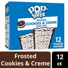 Pop Tarts Toaster Pastries Frosted Cookies and Creme 12 Count 20.3 oz