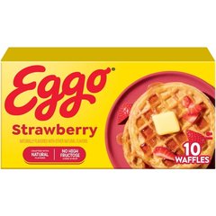 Eggo Strawberry Frozen Waffles, 10 ct