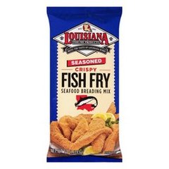 Louisiana Fish Fry Products Seasoned Crispy Fish Fry, 10 oz