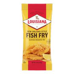 Louisiana New Orleans Style Fish Fry Seafood Breading Mix 10 oz