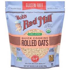 Bob's Red Mill Organic Quick Cooking Oats 28 oz 28 oz Bag