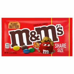 M&M'S Peanut Butter Milk Chocolate Candy - Share Size, 2.83 oz