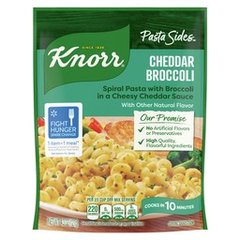 Knorr Pasta Sides Cheddar Broccoli Fusilli, 4.3 oz
