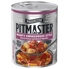 Progresso Pitmaster Hearty Smokehouse-Style Steak & Potatoes Soup, 18.5 oz