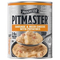 Progresso Pitmaster Sausage & Beer Cheese with Potatoes Soup, 18 oz