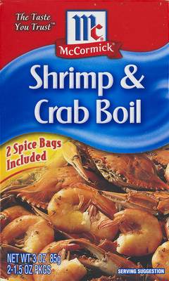 Mccormick Shrimp & Crab Boil Spice 1.5 oz