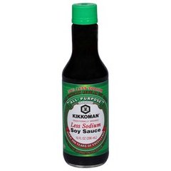 Kikkoman Less Sodium Soy Sauce, 10 oz