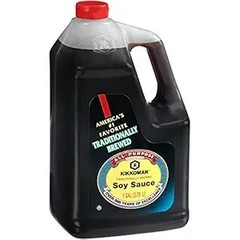 Kikkoman Soy Sauce 1 Gallon Shelf Stable Plastic Bottle
