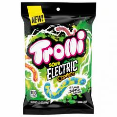 Trolli Sour Electric Crawlers Gummi Candy, 6.3 oz