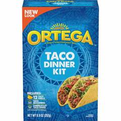 Ortega Dinner Taco Kit, 12 count, 8.9 oz