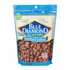 Blue Diamond Roasted Salted Flavored Almonds 16 oz 16 oz Pouch