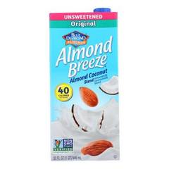Almond Breeze Almond Coconut Milk Unsweetened Case of 12.32 fl oz