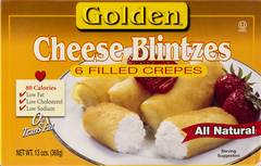 Golden Blintzes Cheese 6 Count 13 oz