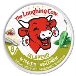 The Laughing Cow Creamy Jalapeño Spreadable Cheese Wedges 5.4 oz 5.4 oz