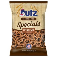 Utz Sourdough Specials Extra Dark Pretzels - 16oz: Tree Nut Free