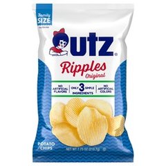 Utz Ripples Original Potato Chips Family Size