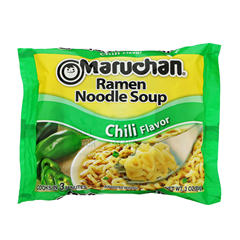 Maruchan Chili Flavor Ramen Noodle Soup 3 oz 3 oz Bag