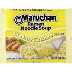 Maruchan Creamy Chicken Flavor Ramen Noodle Soup 3 oz