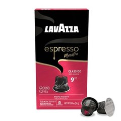 Lavazza Espresso Maestro Classico Aluminum Nespresso Compatible Medium Roast Coffee Capsules - 10ct