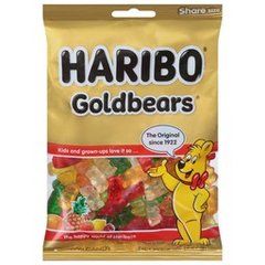 HARIBO Goldbears Gummy Bears Original Assorted Fruit Flavor Candy Gummies, 8 oz, Share Size Bag