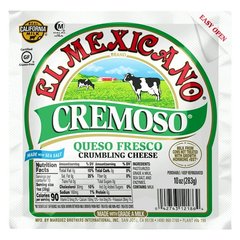 El Mexicano Cremoso Queso Fresco Cheese 10 oz