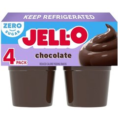 Jell O Chocolate Ready to Eat Refrigerated Pudding 14.5 oz 4 pk