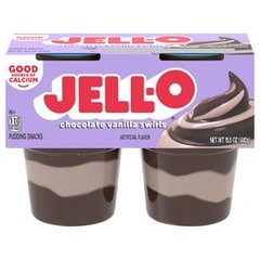 Jell-o Chocolate Vanilla Swirls Pudding Snacks