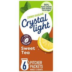 Crystal Light Zero Sugar Sweet Tea Drink Mix Packets
