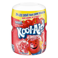 Kool-Aid Cherry Drink Mix Canister