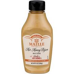 Maille x Mike's Hot Honey Dijon Mustard 9.4 oz, Squeeze, Spicy Honey 1PK