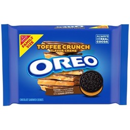 Oreo Toffee Crunch Chocolate Sandwich Cookies Family Size 17 oz