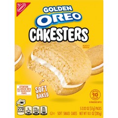 Golden Cakesters Soft Snack Cakes 5 2.02 oz Snack Packs 10.1 oz