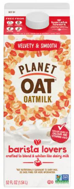 Planet Oat Dairy Free Barista Oat Milk 52 fl oz