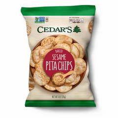 Cedar's Sesame Pita Chips 6 oz
