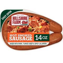 Hillshire Farm Hot Smoked Sausage 14 oz 14 oz