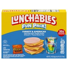 Lunchables Turkey & American Lunch Combinations Fun Pack! 1 Ea