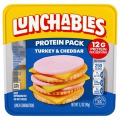 Lunchables Turkey & Cheddar Lunch Combinations Protein Pack
