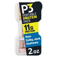 Oscar Mayer Ham Colby Jack Cashews Single Serve Convenience Meals 2 oz 2 oz