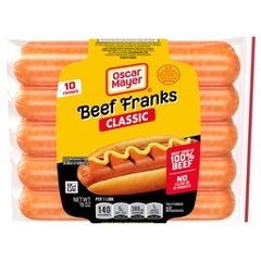Oscar Mayer Classic Beef Franks Hot Dogs Pack