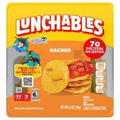 Lunchables Nachos with Cheese Dip and Salsa Pack