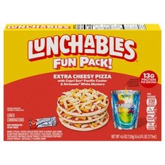 Lunchables Extra Cheesy Pizza Lunch Combinations Fun Pack 4.6 Oz