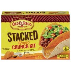Old El Paso Stacked Queso Crunch Kit 13.25 Ounces