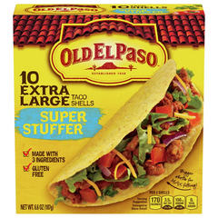 Old El Paso Super Stuffer Extra Large Taco Shells 10 Count 10 ea Box